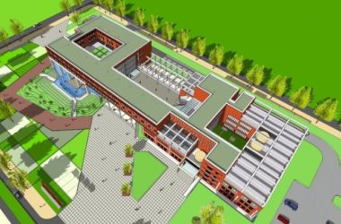 Sketchup学校模型|大学生国际交流中心,学校教学楼,教育建筑,现代风格-BIM建筑网