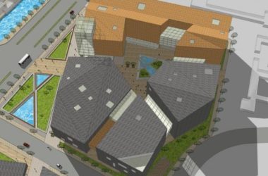 Sketchup商业模型|多层商业街,现代风格-BIM建筑网