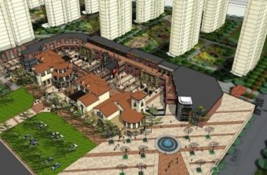 Sketchup商业模型|多层商业街,西班牙风格,地中海,古典风格-BIM建筑网