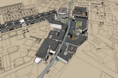 Sketchup商业模型|多层商业街,新中式风格-BIM建筑网