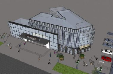 Sketchup商业模型|多层休闲会所,立面设计,拐角商业会所,现代风格-BIM建筑网