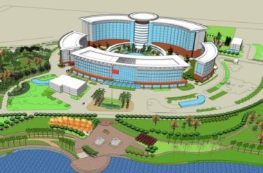 Sketchup医院模型|海南解放军医院,现代风格,多层医疗建筑-BIM建筑网
