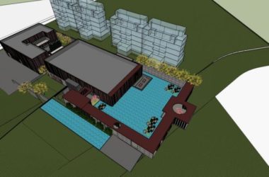 Sketchup商业模型|多层商业售楼处,现代风格-BIM建筑网