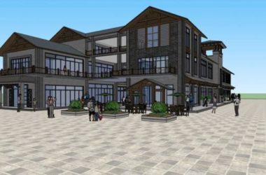 Sketchup商业模型|多层商业街,中式风格-BIM建筑网