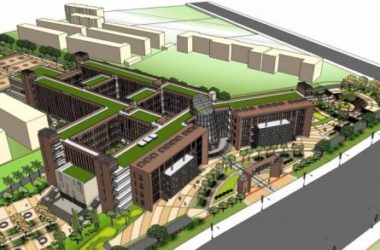 Sketchup学校模型|西航小学,多层学校,教育建筑,教学楼,现代风格-BIM建筑网