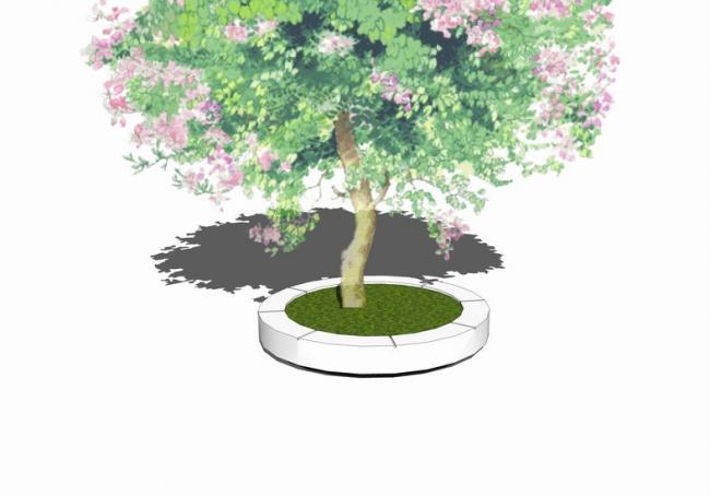 Sketchup素材模型|树池,座凳,景观素材 Sketchup素材模型|树池,座凳,景观素材