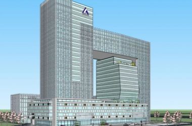 Sketchup办公模型|多层高层混合,办公写字楼,现代风格-BIM建筑网