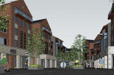 Sketchup商业模型|那坡旅游国际商贸城,多层商业,民国风,新中式风格-BIM建筑网
