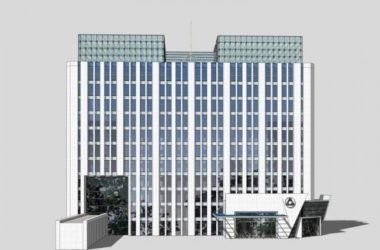 Sketchup办公模型|高层行政办公大楼,现代风格-BIM建筑网