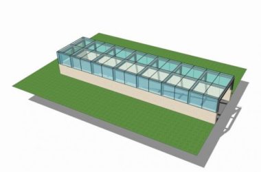 Sketchup素材模型|地下车库出入口,素材组件,现代风格-BIM建筑网