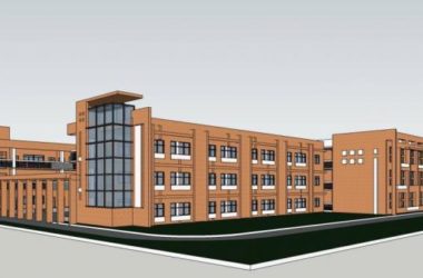 Sketchup学校模型|多层学校小学,教学楼,教育建筑,现代风格-BIM建筑网