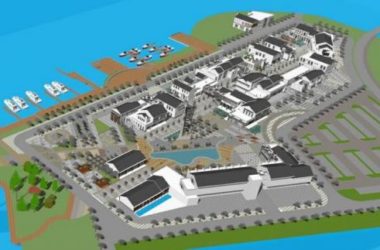 Sketchup商业模型|湖心商业,多层商业街,新中式风格-BIM建筑网