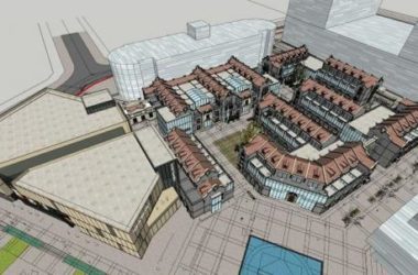 Sketchup商业模型|多层商业街,海派风格,绿地长春饕界项目,新中式风格-BIM建筑网