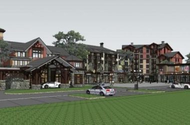 Sketchup商业模型|多层住宅,底层商业街,英式古典风格,北欧风情-BIM建筑网