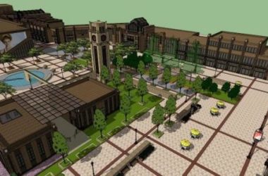 Sketchup商业模型|多层商业街,ArtDeco风格-BIM建筑网