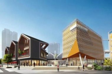 Sketchup商业模型|多层山地商业街,现代风格-BIM建筑网