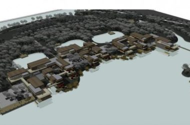 Sketchup商业模型|多层酒吧街,商业建筑,现代风格-BIM建筑网