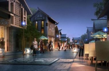 Sketchup商业模型|中式风格,铜仁,商业街模型,仿太古里-BIM建筑网