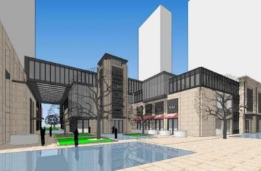 Sketchup商业模型|多层商业街,新古典风格-BIM建筑网