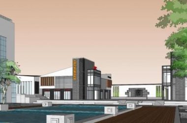 Sketchup商业模型|多层住宅小区,商业,新中式风格-BIM建筑网