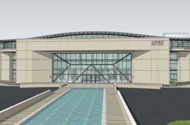 Sketchup办公模型|多层办公楼,现代风格-BIM建筑网