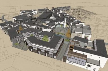 Sketchup商业模型|多层商业步行街,商业广场,中式风格-BIM建筑网
