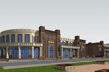 Sketchup商业模型|新疆民俗,多层商业街,伊斯兰风格-BIM建筑网