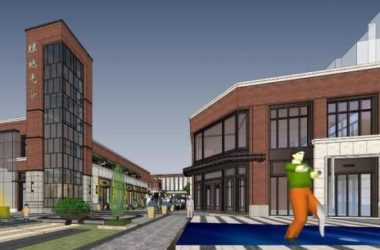 Sketchup商业模型|多层商业,新古典主义风格-BIM建筑网