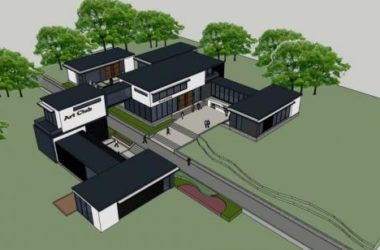 Sketchup商业模型|多层商业会所,现代风格-BIM建筑网