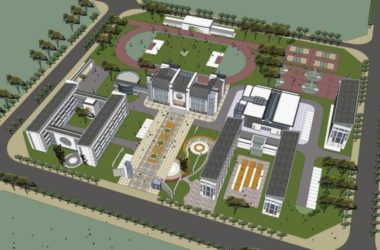 Sketchup学校模型|多层学校中学,教学楼,教育建筑,中式风格-BIM建筑网