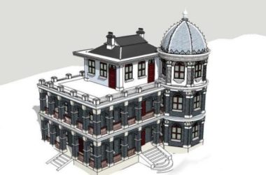 Sketchup古建筑模型|民国建筑,古建,中式风格-BIM建筑网