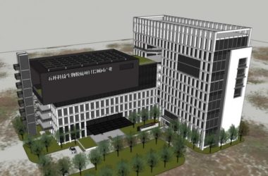 Sketchup办公模型|高层办公楼,产业园,现代风格-BIM建筑网