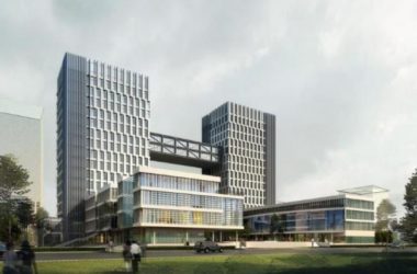 Sketchup办公模型|淮安政府办公新大楼,高层行政写字楼,现代风格-BIM建筑网