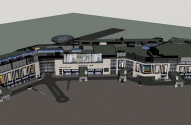 Sketchup商业模型|多层商业街,现代风格,商业裙房-BIM建筑网