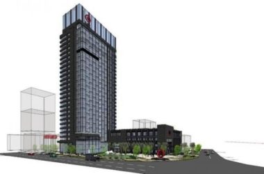 Sketchup办公模型|湖州市商业银行,高层办公写字楼,现代风格-BIM建筑网