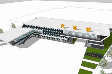 Sketchu工业厂房|临湘汽车城,多层厂房工业建筑,现代风格-BIM建筑网