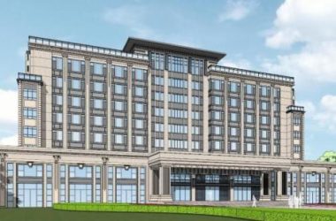 Sketchup办公模型|多层办公楼,行政写字楼,新古典风格-BIM建筑网