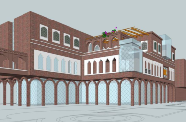 Sketchup商业模型|多层商业街,阿拉伯,新疆风情,古典风格-BIM建筑网