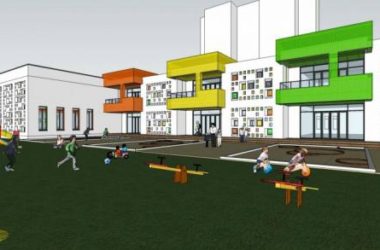 Sketchup学校模型|多层幼儿园学校,现代风格,教育建筑-BIM建筑网
