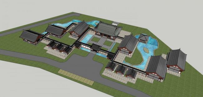 Sketchup古建筑模型|古建筑,中式风格 Sketchup古建筑模型|古建筑,中式风格