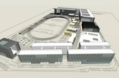 Sketchup学校模型|多层学校,校园,教学楼,教育建筑,现代风格-BIM建筑网