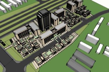 Sketchu工业厂房|多层高层混合办公产业园,厂房工业建筑,现代风格-BIM建筑网