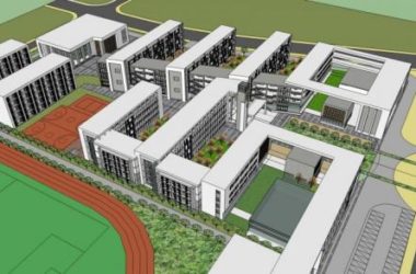Sketchup学校模型|多层学校,校园,教学楼,教育建筑,现代风格-BIM建筑网