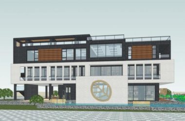 Sketchup商业模型|多层私人会所,商业建筑,现代风格-BIM建筑网