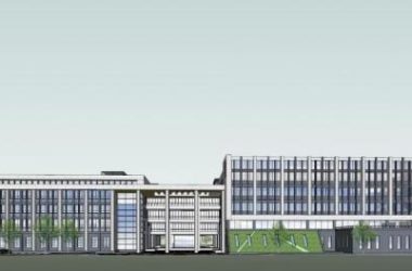 Sketchup学校模型|多层大学校园学院,教学楼,教育建筑,现代风格-BIM建筑网