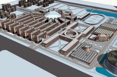 Sketchup学校模型|鲁美新校区,多层大学校园学院,教学楼,教育建筑,现代风格-BIM建筑网