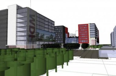 Sketchup办公模型|多层办公区,现代风格-BIM建筑网