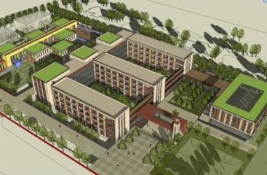 Sketchup学校模型|多层中小学学校,教学楼,教育建筑,现代风格-BIM建筑网
