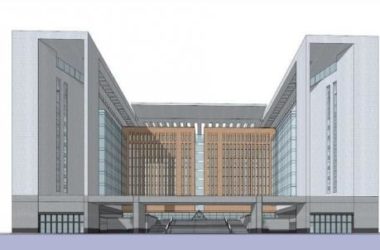 Sketchup学校模型|多层中小学学校,教学楼,教育建筑,现代风格-BIM建筑网