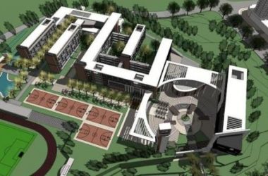 Sketchup学校模型|多层中小学学校,教学楼,教育建筑,现代风格-BIM建筑网